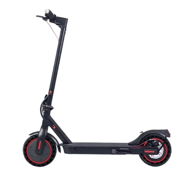 E9 Pro E-Scooter Seitenansicht modernes Design schwarz