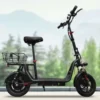 Elektroscooter 500W mit Sitz und Gepäckkorb