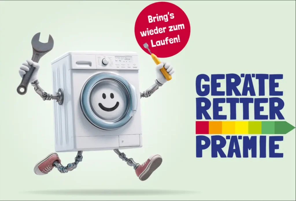 Geräte-Retter-Prämie 2026 – Reparatur von Elektrogeräten bei ElektroHelden in Wien